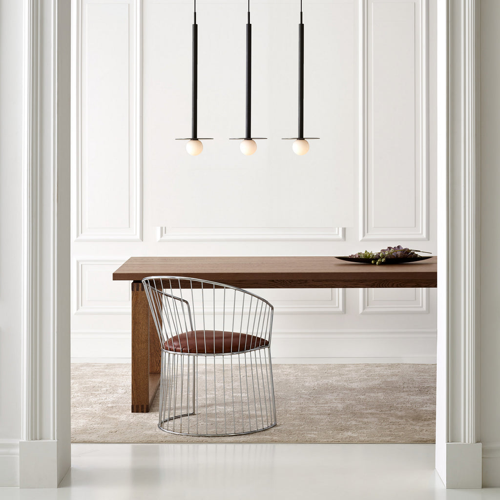 KP1011MBK Nodes 1 Light Pendant | Lifestyle Image