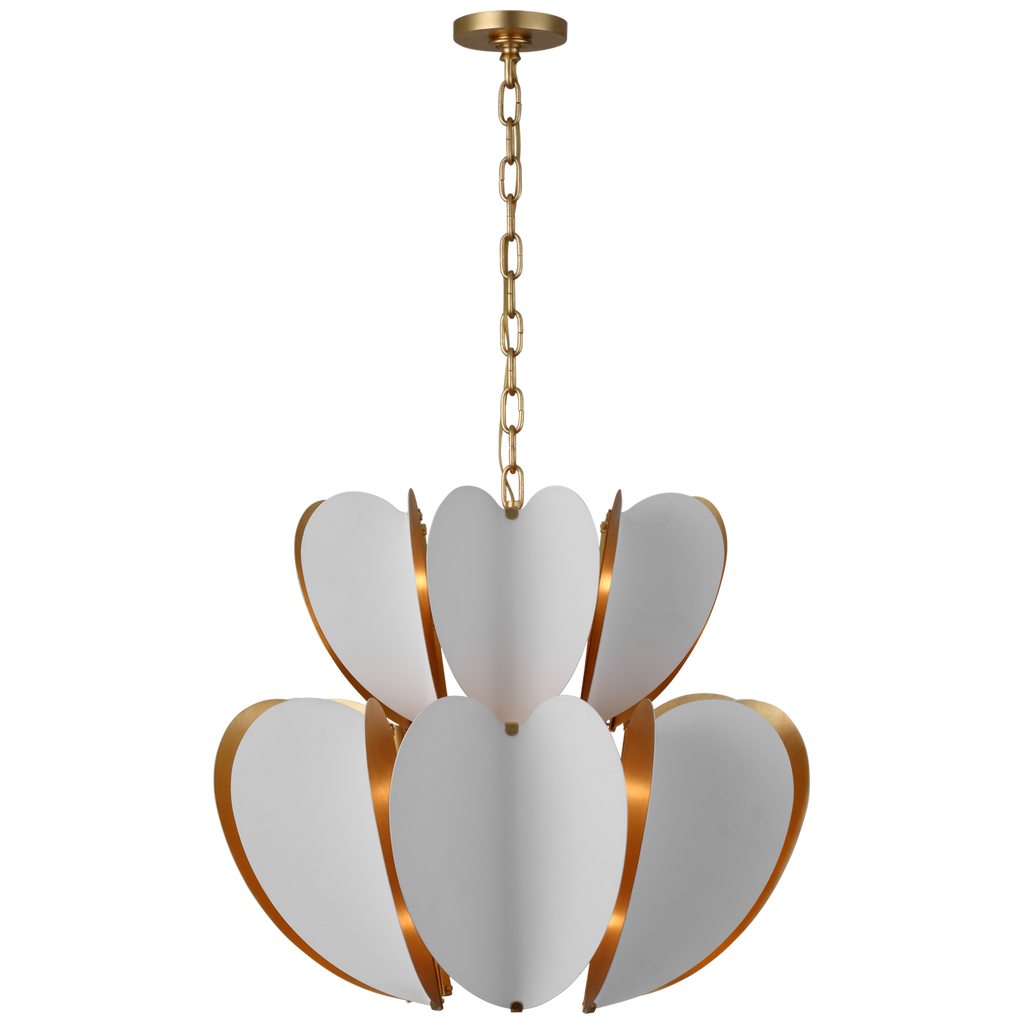 KS5132WHTG Kate Spade New York Danes 12 Light Chandelier | Main Image