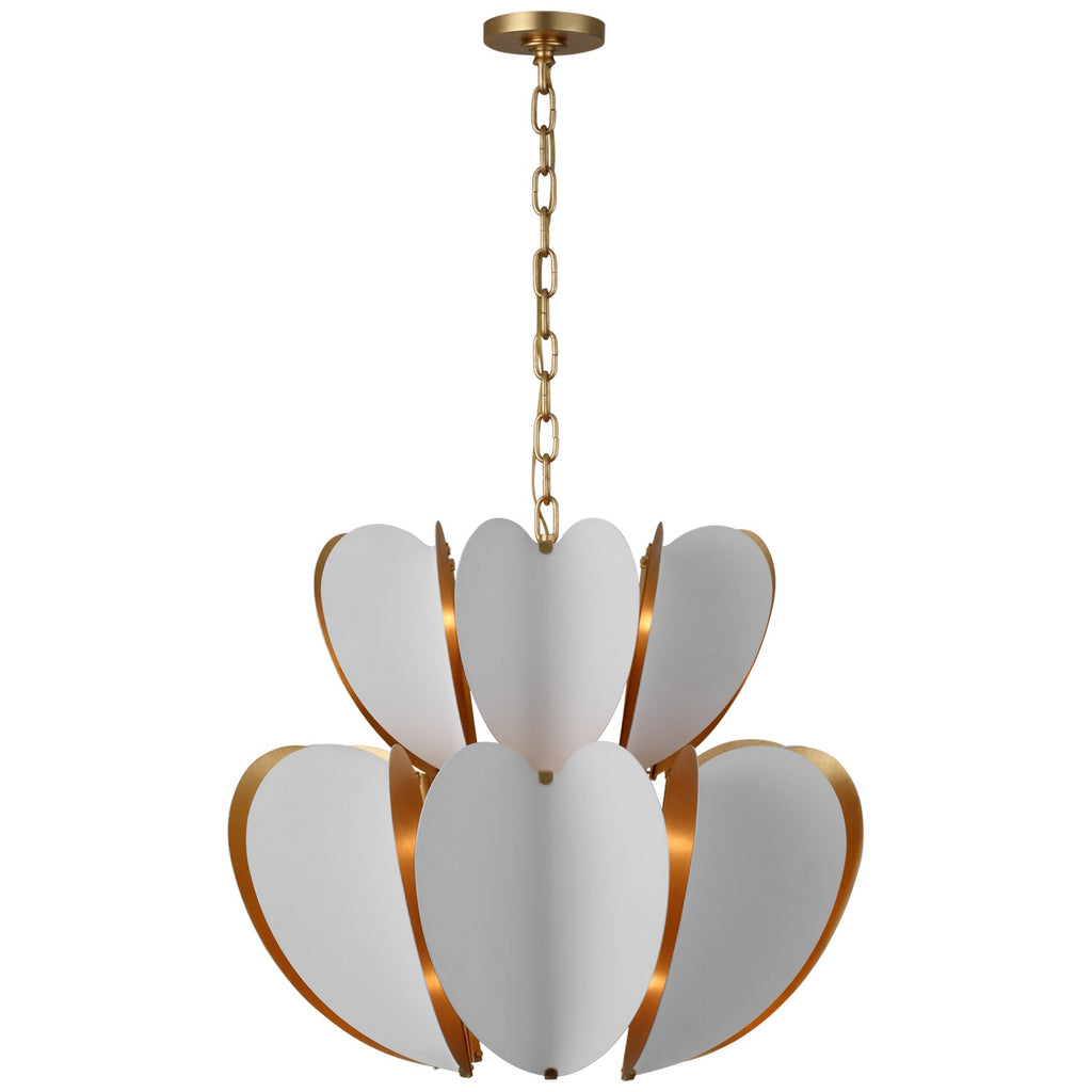 KS5132WHTG Kate Spade New York Danes 12 Light Chandelier | Alternate Image