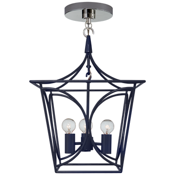French Navy and Polished Nickel