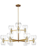 KSC10018BBSCG Londyn 18 Light Chandelier | Alternate Image