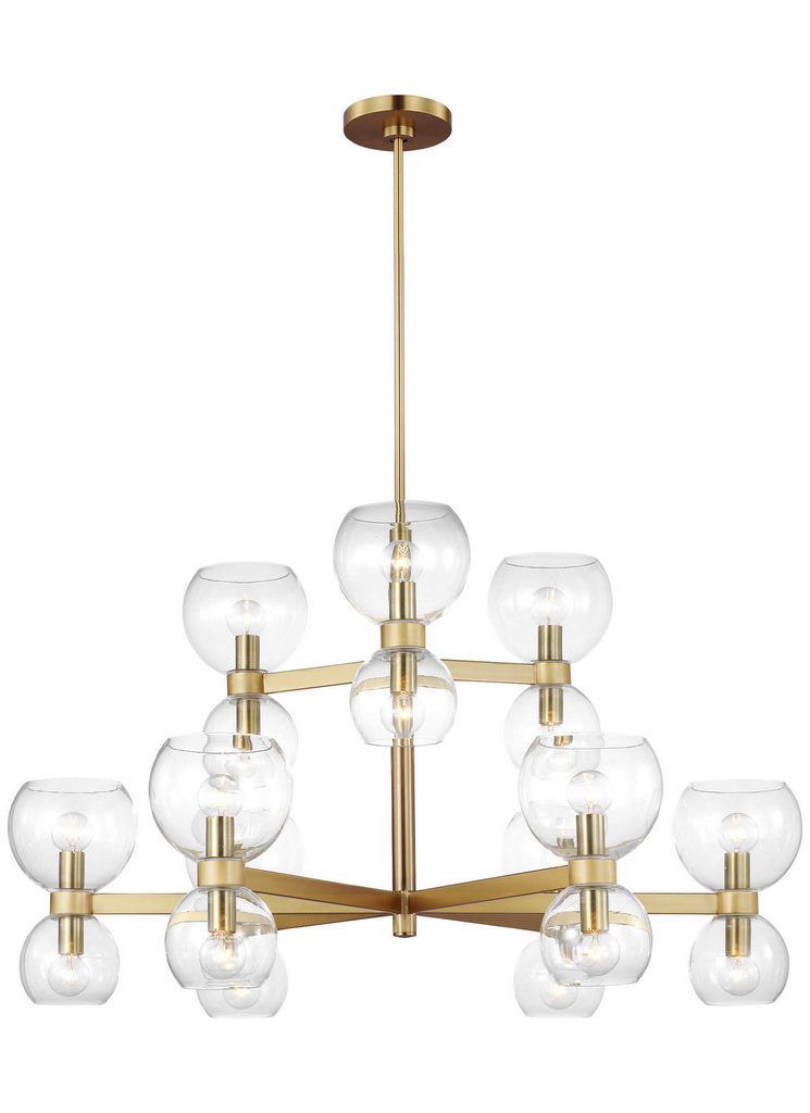 KSC10018BBSCG Londyn 18 Light Chandelier | Alternate Image