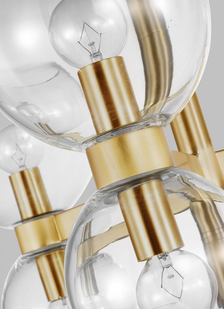 KSC10018BBSCG Londyn 18 Light Chandelier | Alternate Image