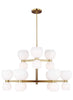 KSC10018BBSMG Londyn 18 Light Chandelier | Main Image