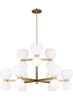 KSC10018BBSMG Londyn 18 Light Chandelier | Alternate Image