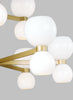 KSC10018BBSMG Londyn 18 Light Chandelier | Alternate Image