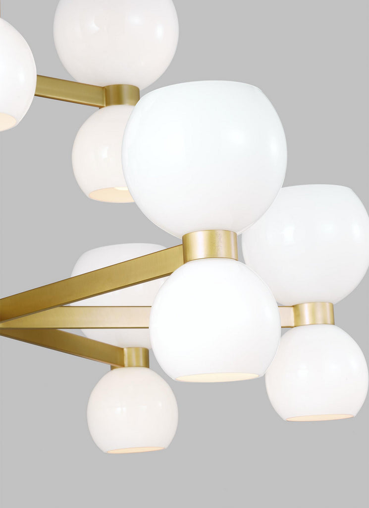 KSC10018BBSMG Londyn 18 Light Chandelier | Alternate Image