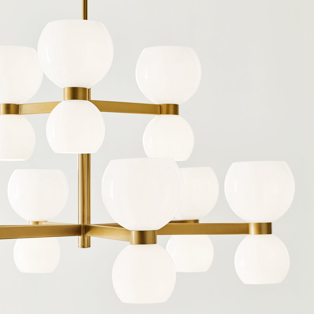KSC10018BBSMG Londyn 18 Light Chandelier | Alternate Image