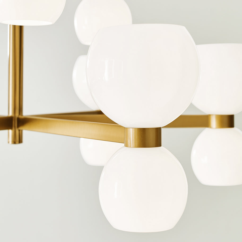 KSC10018BBSMG Londyn 18 Light Chandelier | Alternate Image