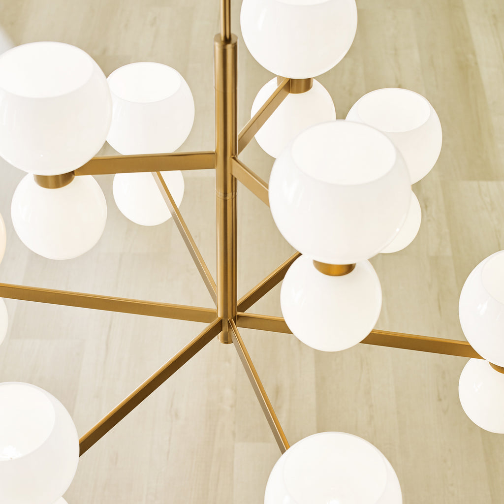 KSC10018BBSMG Londyn 18 Light Chandelier | Alternate Image