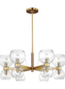 KSC10212BBSCG Londyn 6 Light Chandelier | Alternate Image