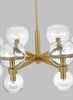 KSC10212BBSCG Londyn 6 Light Chandelier | Alternate Image