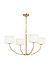 KSC1034BBS Sawyer 4 Light Chandelier | Alternate Image