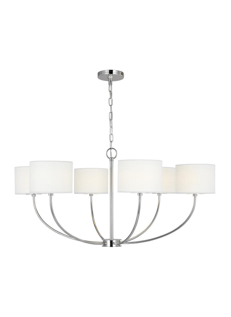 KSC1046PN Sawyer 6 Light Chandelier | Main Image