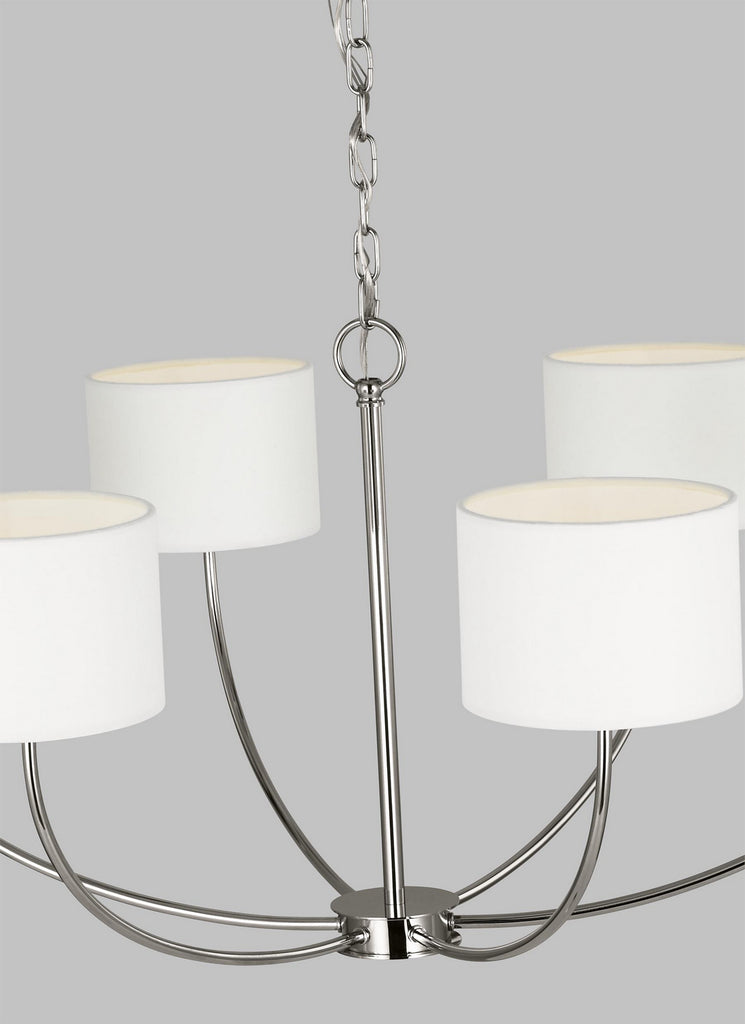KSC1046PN Sawyer 6 Light Chandelier | Alternate Image