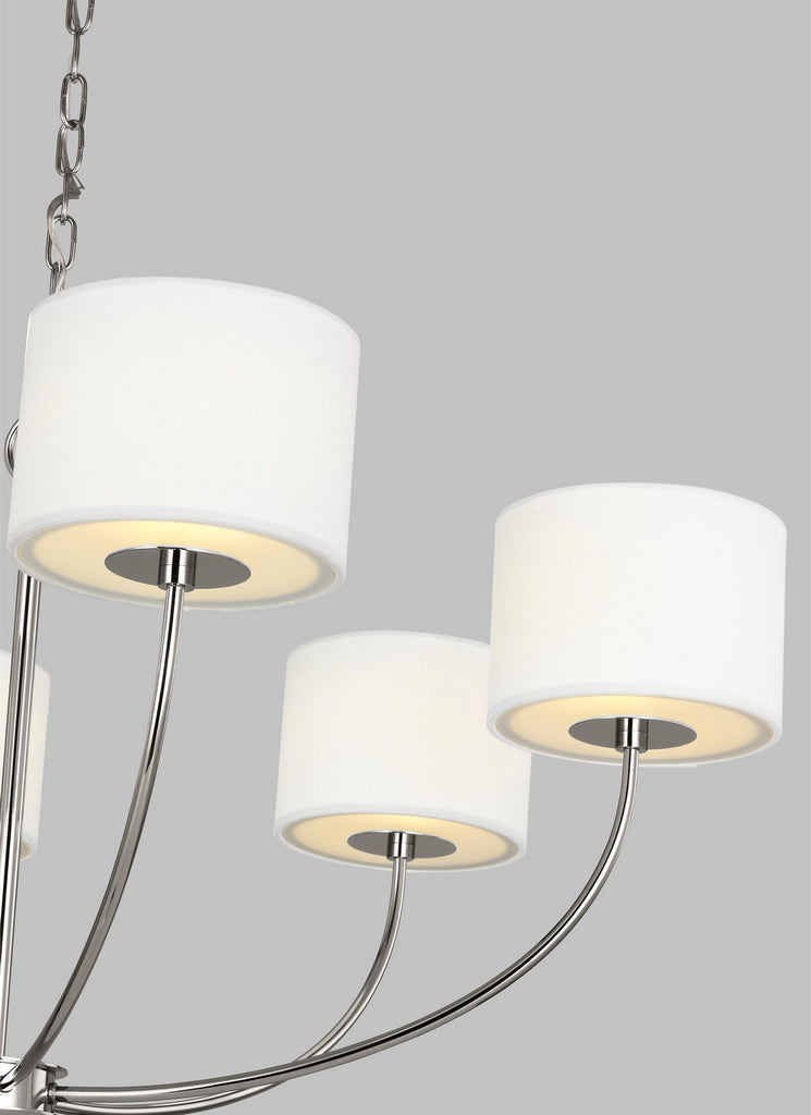 KSC1046PN Sawyer 6 Light Chandelier | Alternate Image