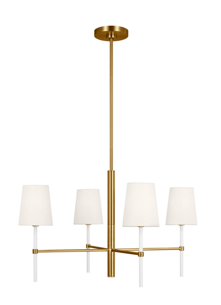 KSC1074BBSGW Monroe 4 Light Chandelier | Main Image