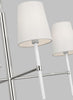 KSC1074PNGW Monroe 4 Light Chandelier | Alternate Image