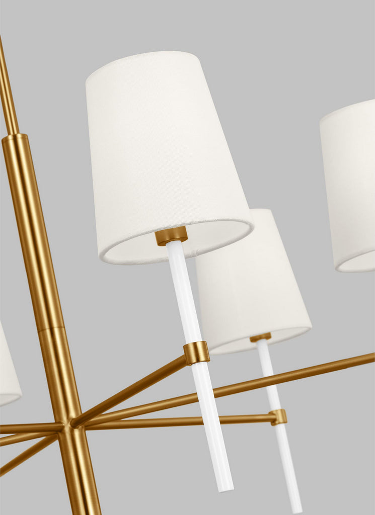 KSC1086BBSGW Monroe 6 Light Chandelier | Alternate Image