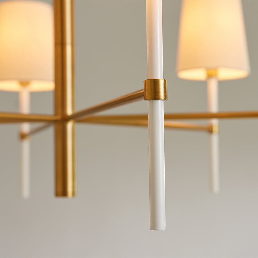 KSC1086BBSGW Monroe 6 Light Chandelier | Alternate Image