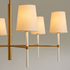 KSC1086BBSGW Monroe 6 Light Chandelier | Alternate Image