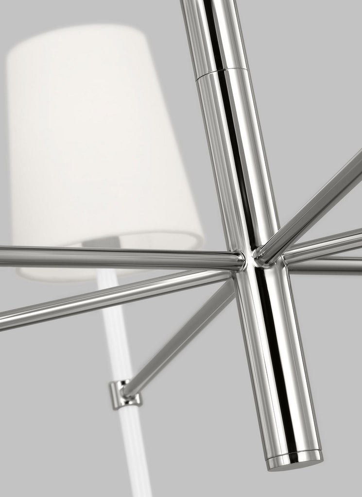 KSC1086PNGW Monroe 6 Light Chandelier | Alternate Image