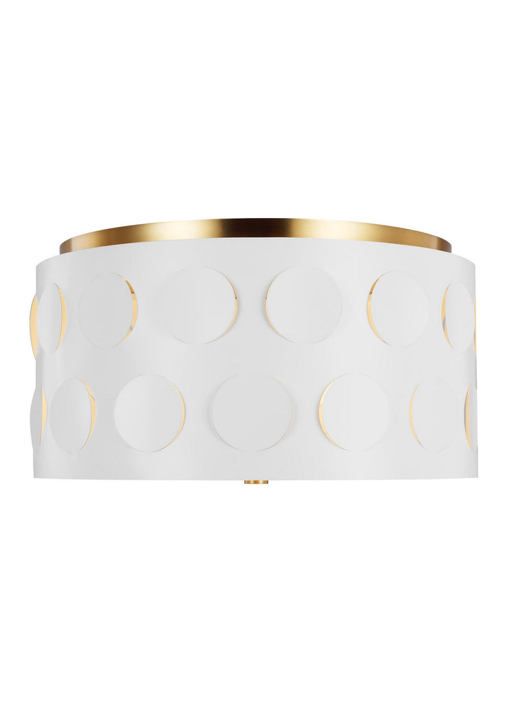 KSF1013BBS Dottie 3 Light Flush | Main Image