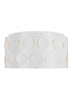KSF1013MWT Dottie 3 Light Flush | Main Image