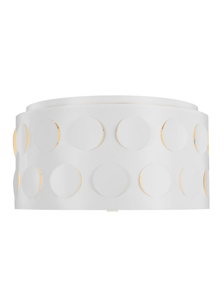 KSF1013MWT Dottie 3 Light Flush | Main Image