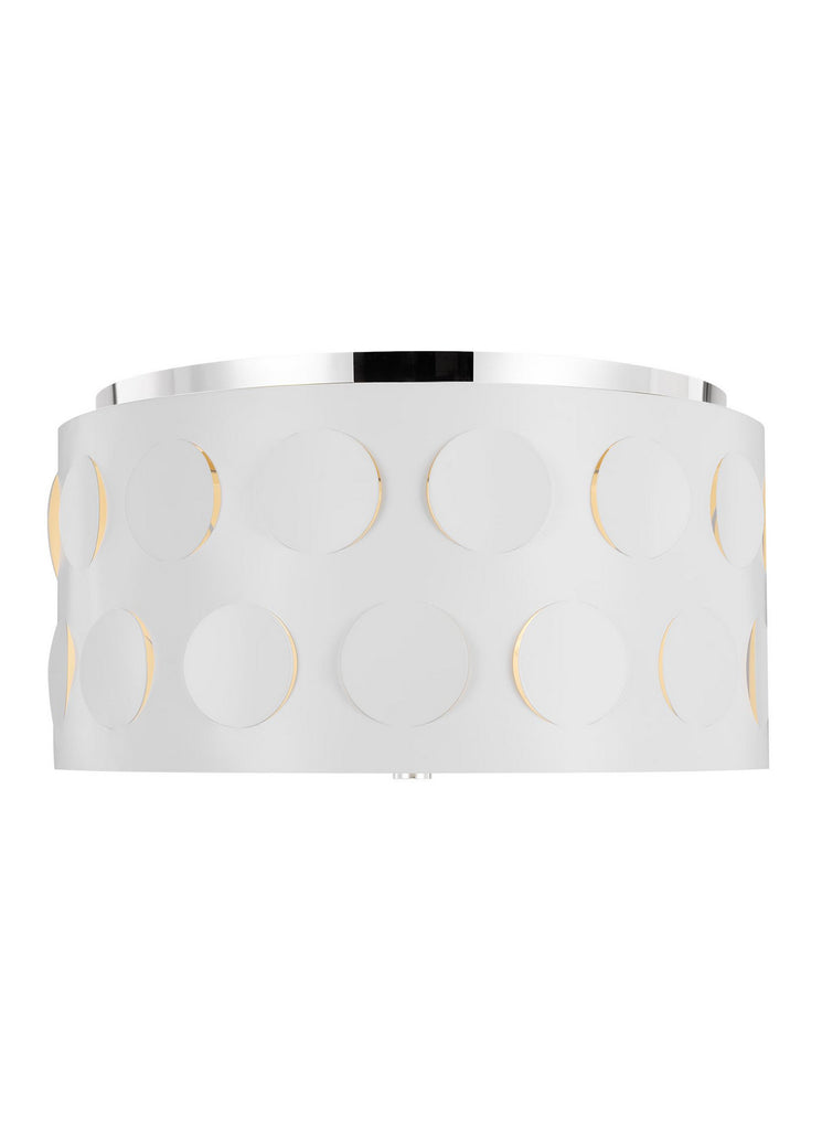 KSF1013PN Dottie 3 Light Flush | Main Image
