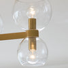 KSF1036BBSCG Londyn 6 Light Semi Flush | Alternate Image
