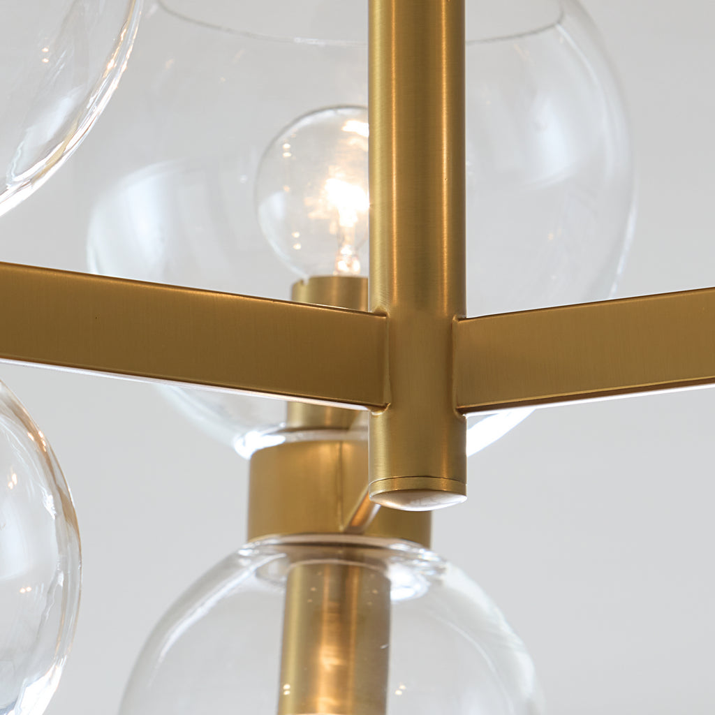 KSF1036BBSCG Londyn 6 Light Semi Flush | Alternate Image