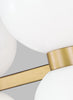 KSF1036BBSMG Londyn 6 Light Semi Flush | Alternate Image
