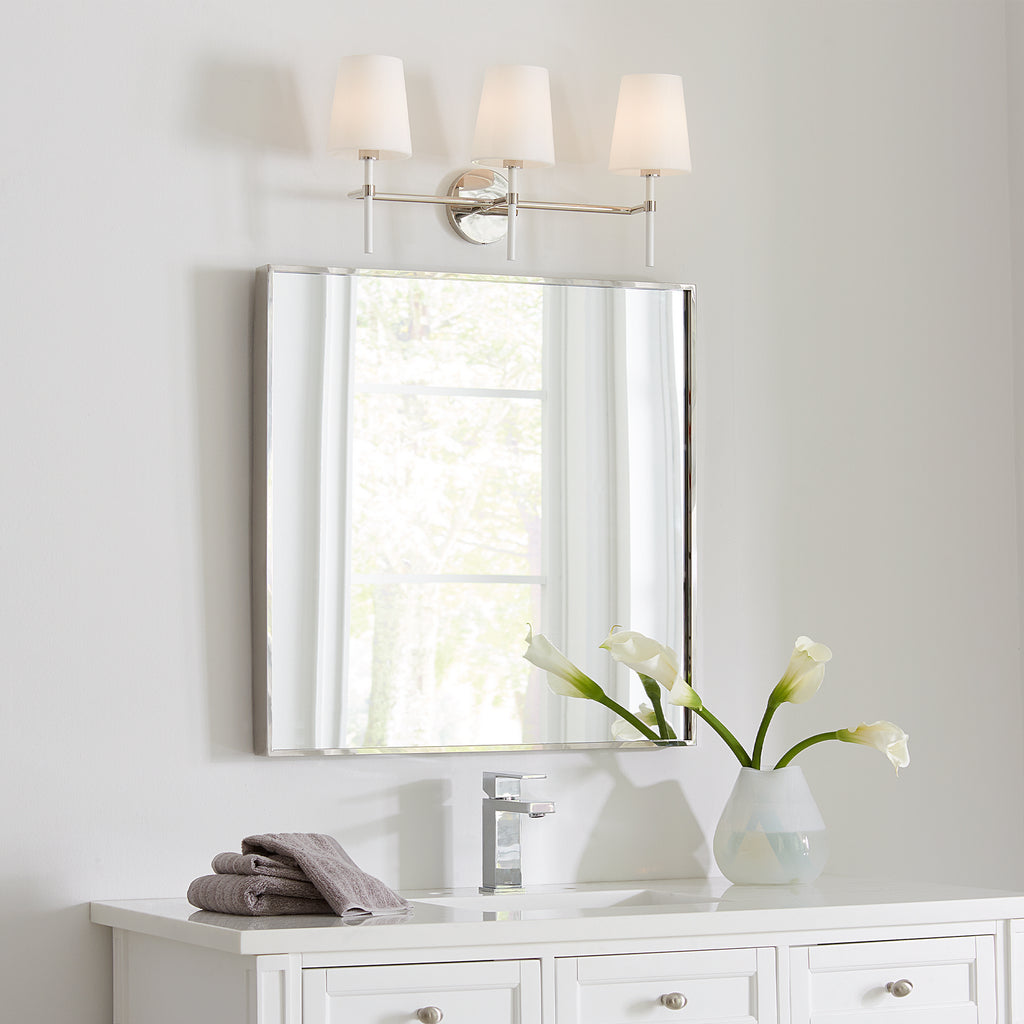 KSV1013PNGW Monroe 3 Light Bathroom Vanity | Lifestyle Image