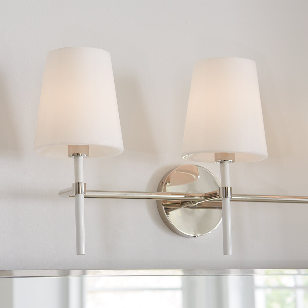 KSV1013PNGW Monroe 3 Light Bathroom Vanity | Lifestyle Image