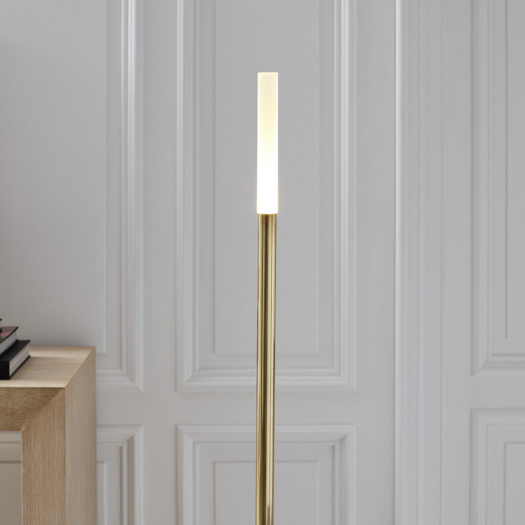 KW1280ABEC Kelly Wearstler Rousseau 1 Light Floor Lamp | Lifestyle Image