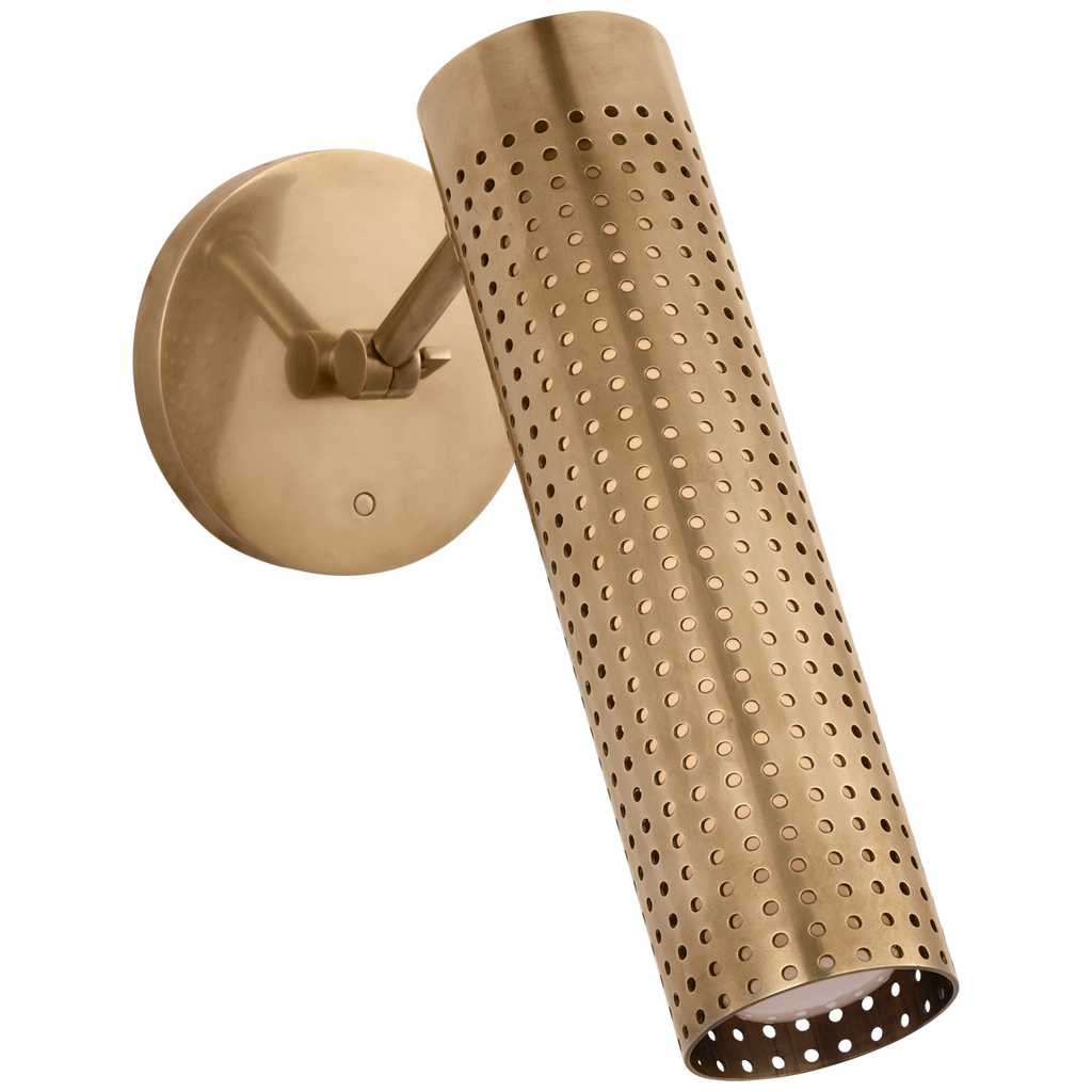 KW2067ABWG Kelly Wearstler Precision 1 Light Sconce | Main Image