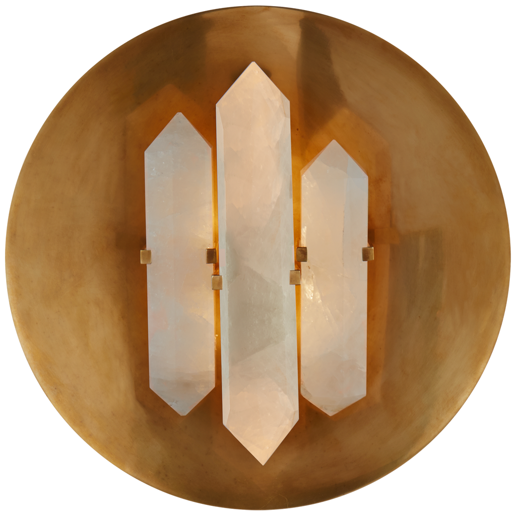 KW2090ABQ Kelly Wearstler Halcyon 2 Light Sconce | Main Image