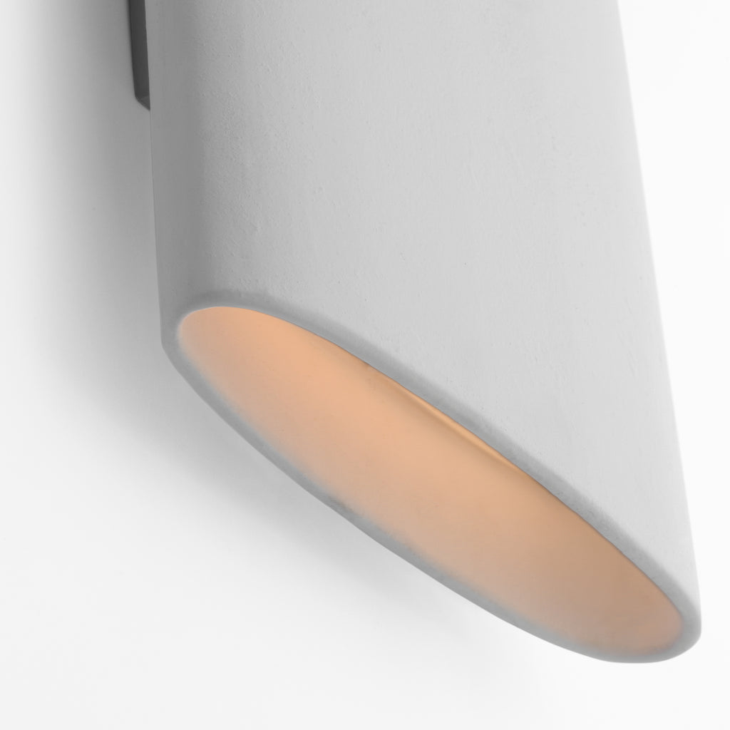 KW2448MWH Kelly Wearstler Lotura 1 Light Sconce | Alternate Image