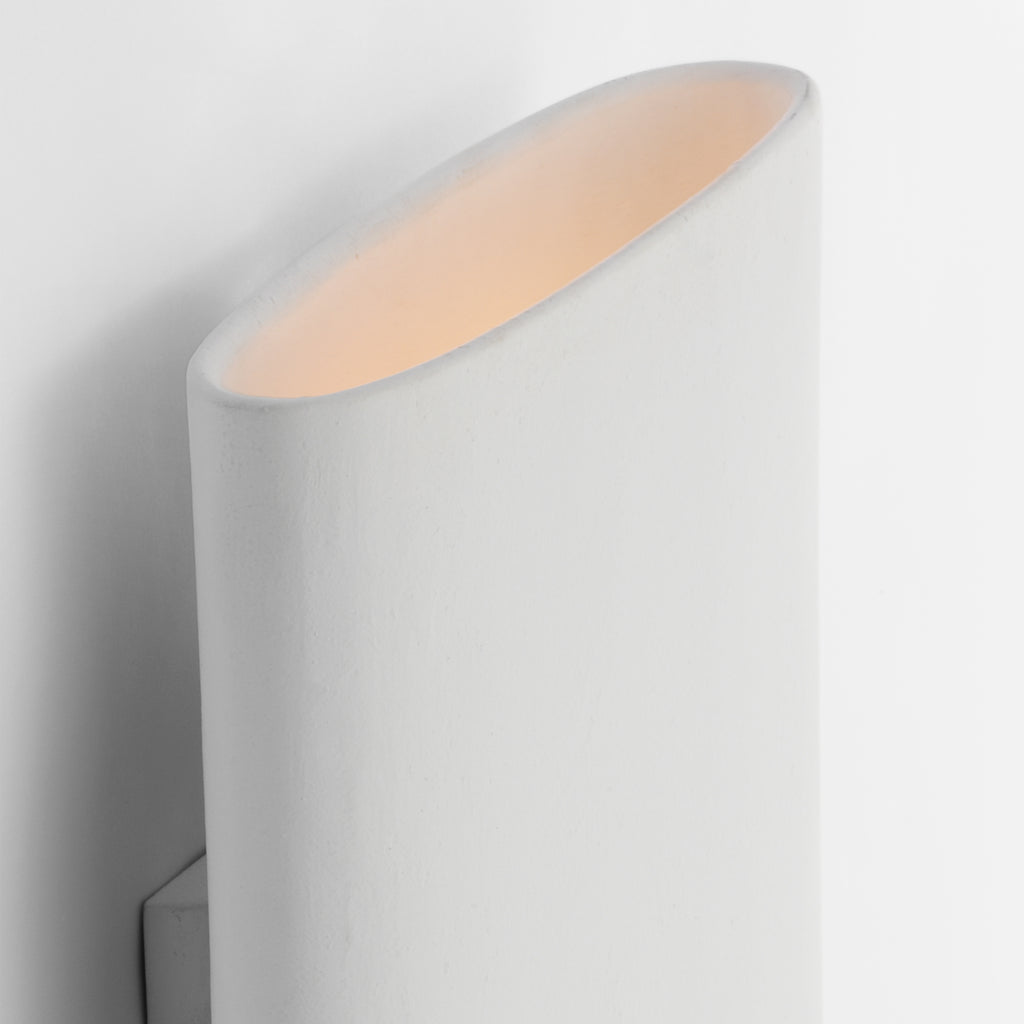 KW2448MWH Kelly Wearstler Lotura 1 Light Sconce | Alternate Image