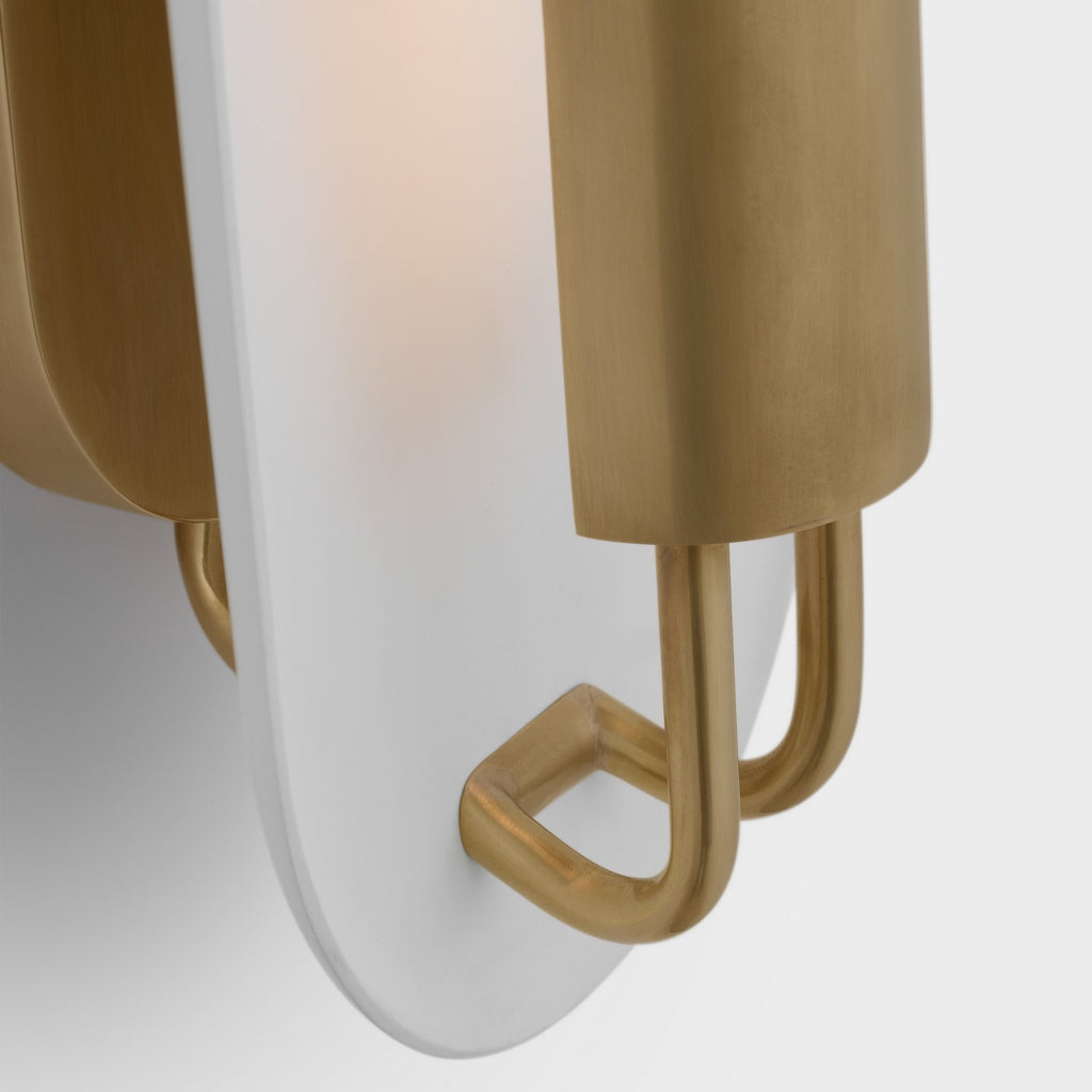 KW2506ABWHT Kelly Wearstler Teline 1 Light Sconce | Alternate Image