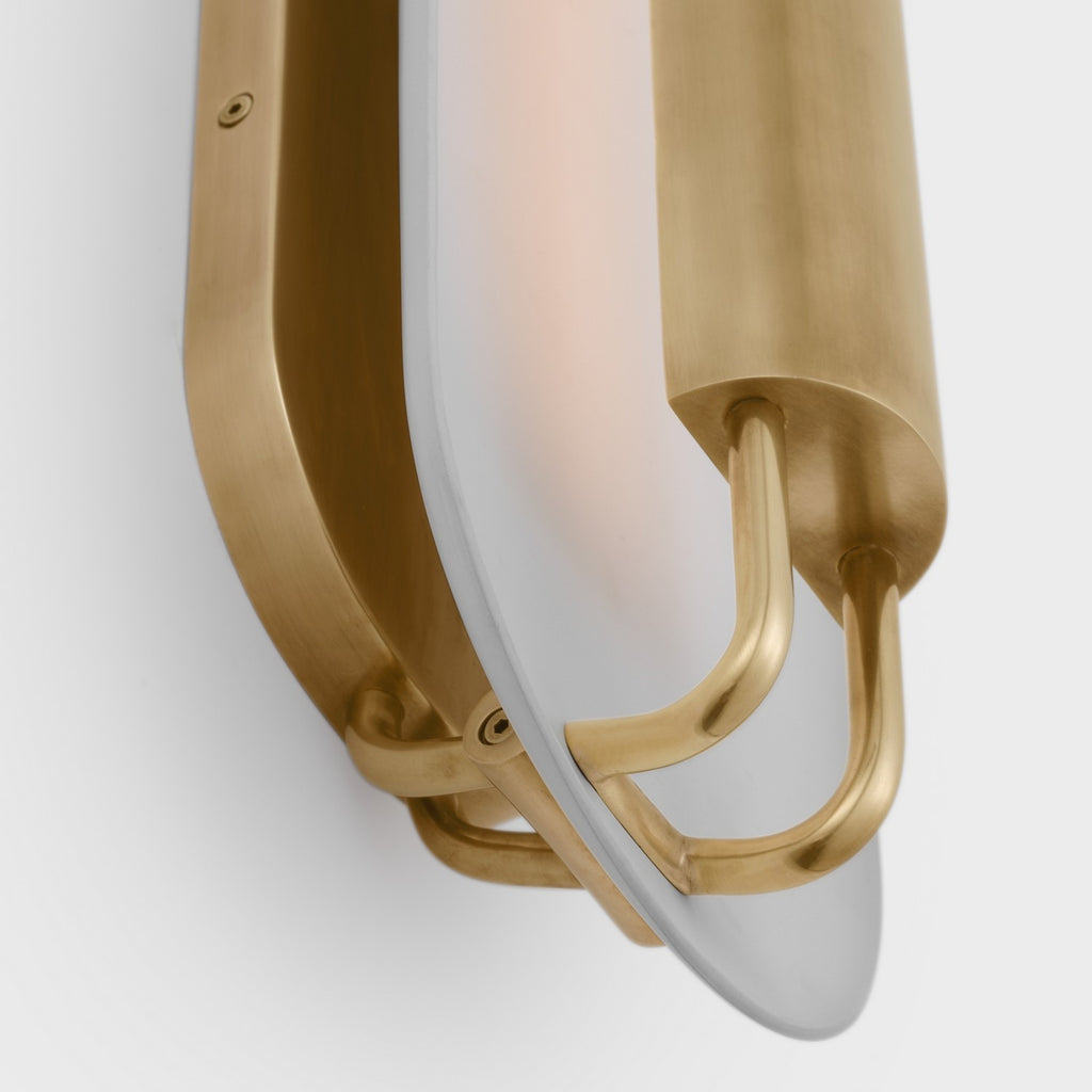 KW2506ABWHT Kelly Wearstler Teline 1 Light Sconce | Alternate Image