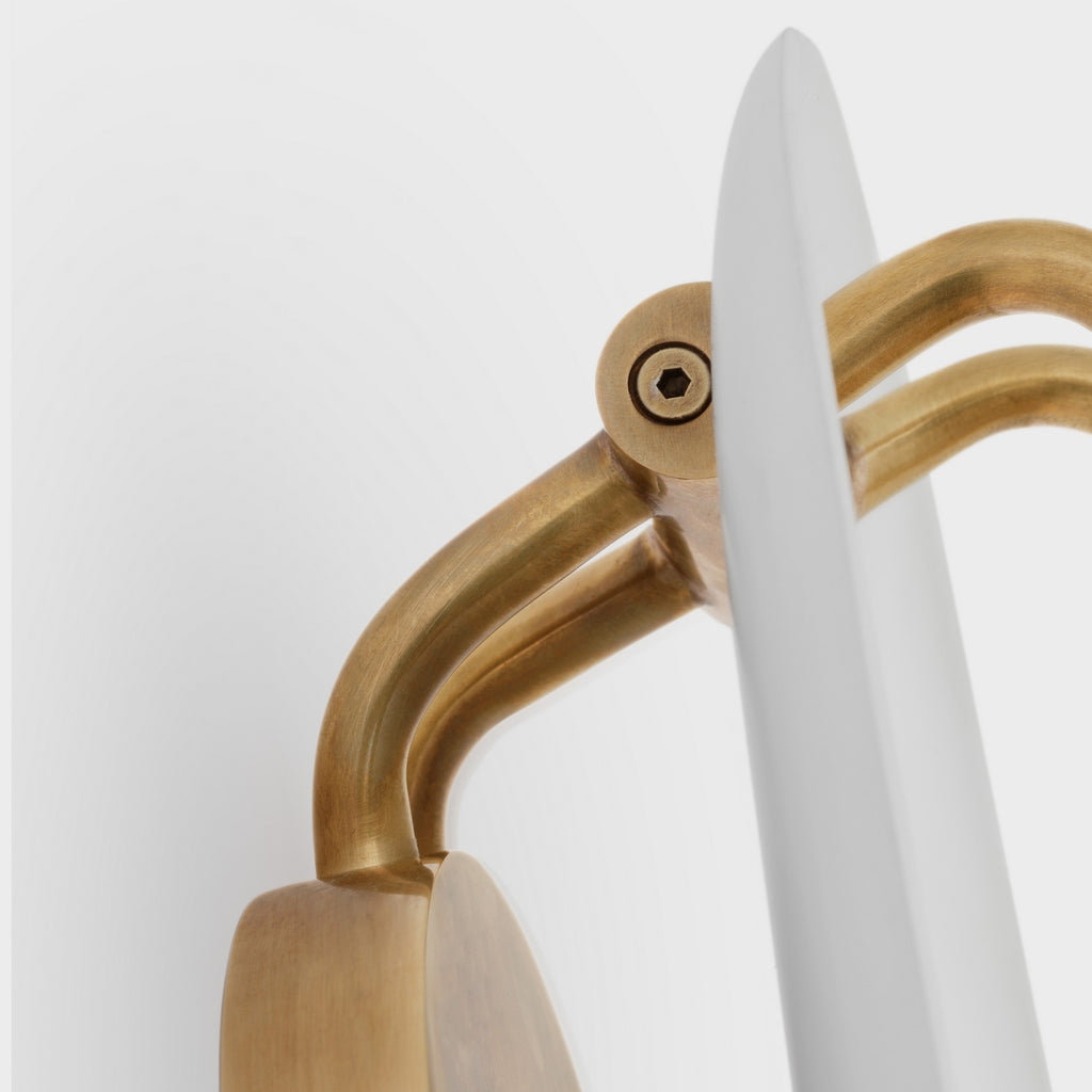 KW2506ABWHT Kelly Wearstler Teline 1 Light Sconce | Alternate Image