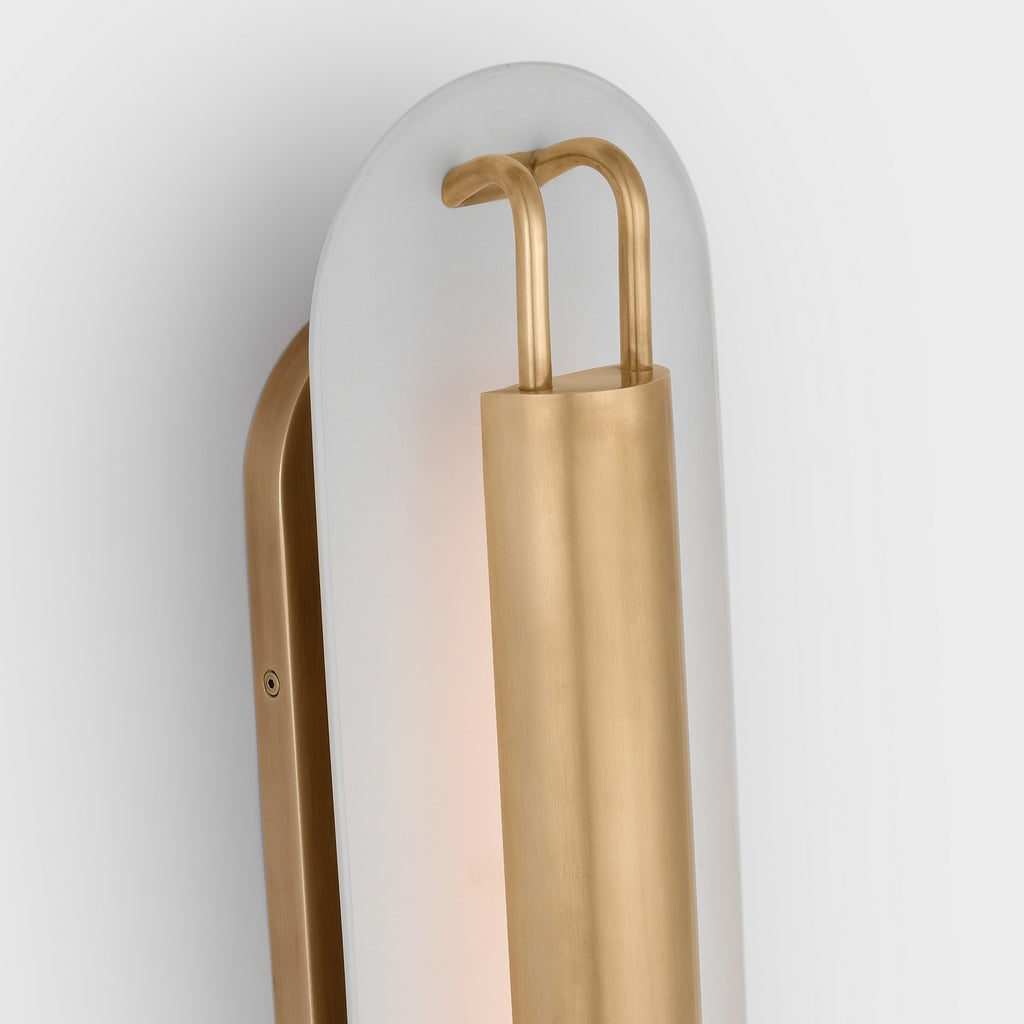 KW2506ABWHT Kelly Wearstler Teline 1 Light Sconce | Alternate Image