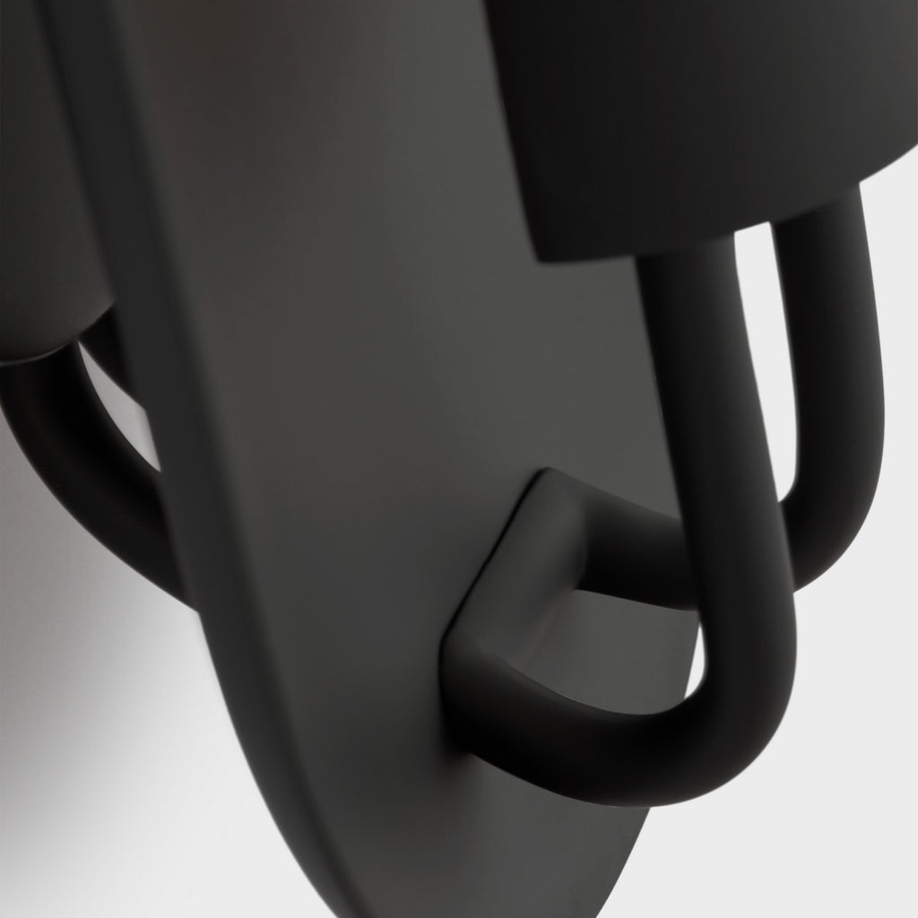 KW2506BLK Kelly Wearstler Teline 1 Light Sconce | Alternate Image