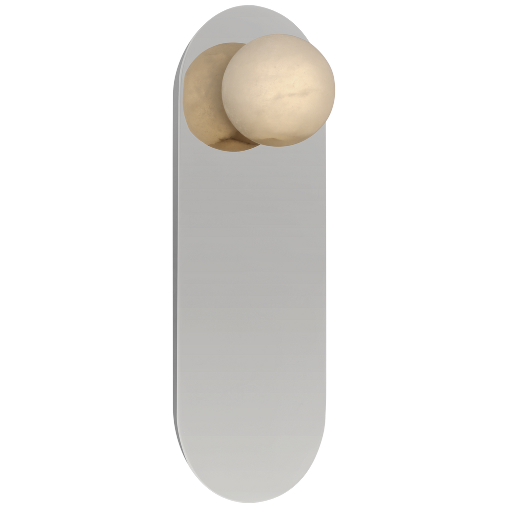 KW2521PNALB Kelly Wearstler Pertica 1 Light Sconce | Main Image