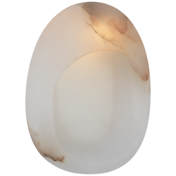 Alabaster and Polished Nickel