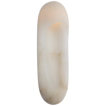 Alabaster and Antique-Burnished Brass