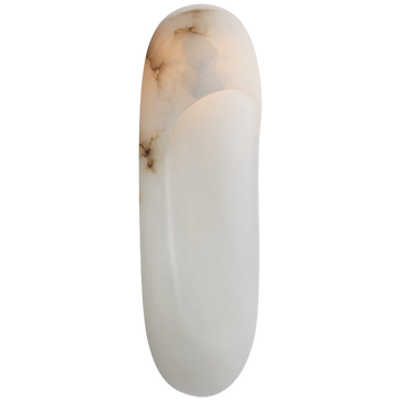 Alabaster and Polished Nickel