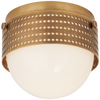 KW4056ABWG Kelly Wearstler Precision 1 Light Flush Mount | Main Image